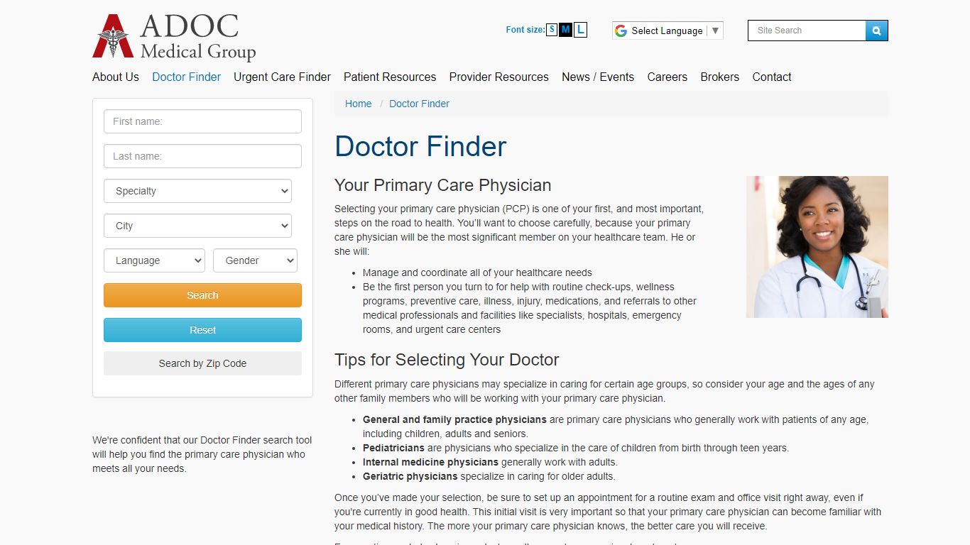 Doctor Finder - ADOC